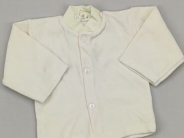 biała bluzka: Bluzka, 0-3 m, stan - Dobry