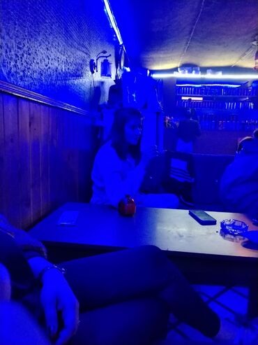 аренда помещений для ресторана: Lounge/Kafe məkanı – mavi LED işıqlandırmalı rahat daxili - Atmosfer