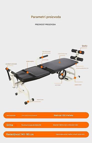 Ostale sprave za vežbanje: Sprava za istezanje i trakciju celog tela – princip poluge - — 6