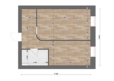 Продажа квартир: 1 комната, 40 м², Индивидуалка — 3