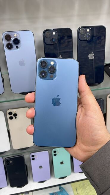 16 pro max 256 qiymeti: IPhone 12 Pro Max, 256 GB, Pacific Blue, Sənədlərlə, Zəmanət, Face ID