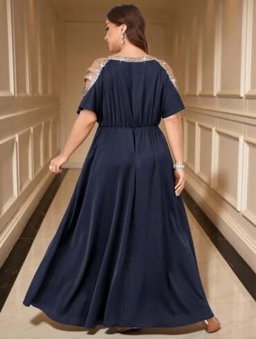 Haljine: 🌟Elegantna duga haljina u boji šljive ✅Haljina dostupna u vise boja — 9