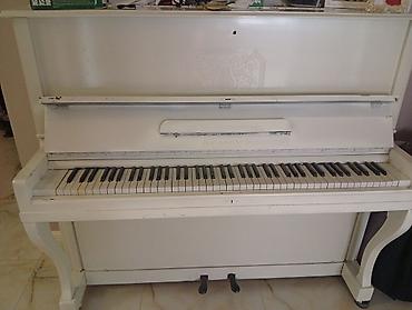 ağ klarnet: Ağ rəngli vertikal piano - Korpus: klassik dizaynlı, ağ lak örtüklü — 1