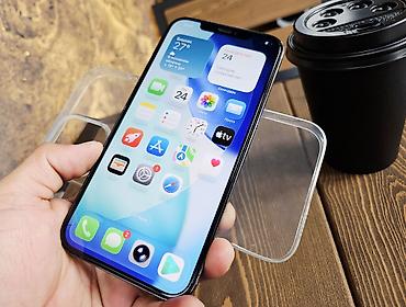 Apple iPhone: IPhone 12 Pro Max, Б/у, 256 ГБ, Pacific Blue, Чехол, 80 % — 18