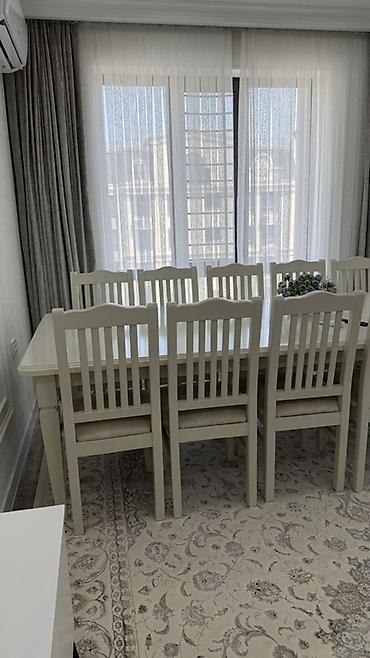 office table: Стол и стул для зала, Новый, Самовывоз, цвет - Бежевый — 3