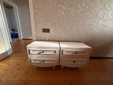 set mebel: 2 təknəfərlik çarpayı, Dolab, Komod, 2 tumba, İşlənmiş — 5