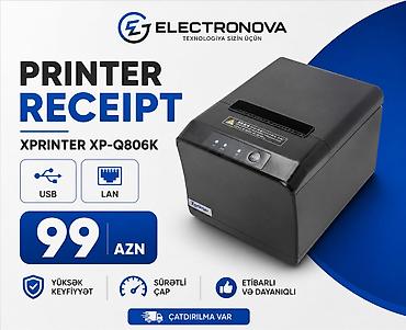 Ofis avadanlığı: 🔥 Printer Receipt Xprinter XP-Q806K – Sürətli və Etibarlı! 🧾 Market — 1