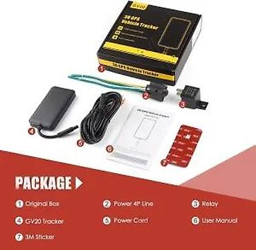 GPS za auto: 3G GPS/GSM tracker za vozila – model GV20 Opis: - Kompaktni 3G — 16