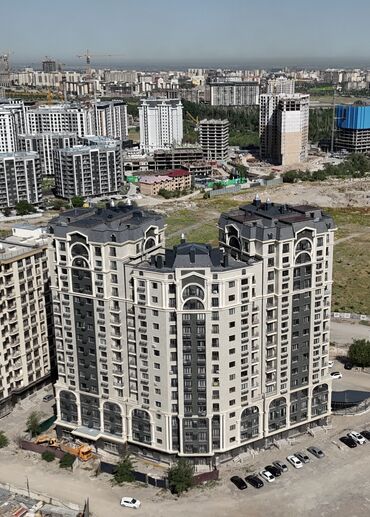 квартира в аренду в оше: 4 комнаты, 162 м², Элитка, 12 этаж, ПСО (под самоотделку)