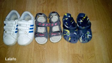 adidas papuce u Srbija | Dečija obuća: Adidas original patike,sandale i papuce ocuvano broj 26 duzina gazista