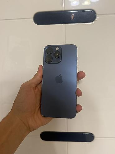 iph: IPhone 15 Pro Max, Б/у, 256 ГБ, Blue Titanium, 100 % — 2