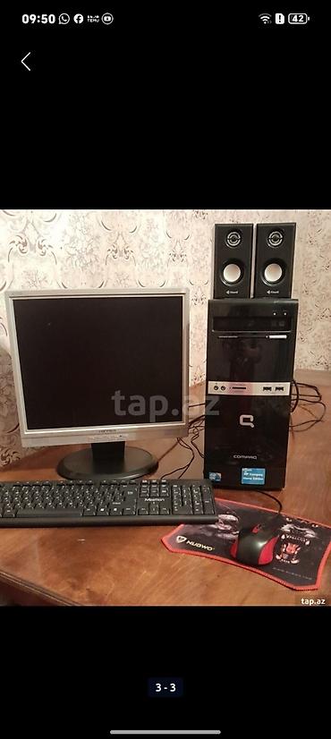 12 pro barter: Masaüstü kompüter dəsti – Compaq sistem bloku ilə Komplekt: - Compaq — 2