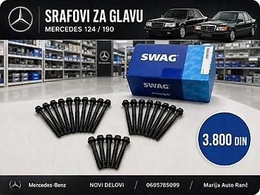 SRAFOVI ZA GLAVU MERCEDES 124 190 DIZEL BENZINAC | Srafovi za glavu