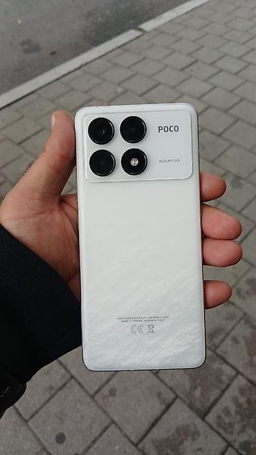tecno pova 5 pro 5g: Poco F6 Pro, 512 GB, rəng - Ağ, Barmaq izi — 1