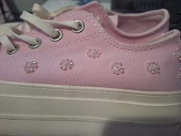 papuče na platforme: Converse All Star platform patike – pink - Model: niske platfornerice — 2