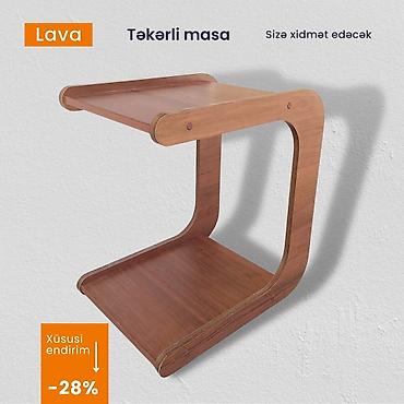 Masalar: Jurnal masası, Yeni, Açılmayan, Laminat, Dördbucaq masa — 4