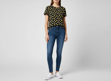 t shirty damskie obcisly: Primark, Футболка жіноча, розмір L