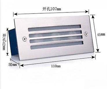 Rasveta: Led lampa 1w za stepeniste vodootporna 4000k 6000k. Ugradna — 15