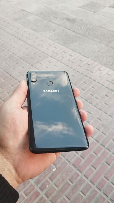 Samsung: Samsung Galaxy A20, 32 GB, rəng - Qara, Barmaq izi — 8