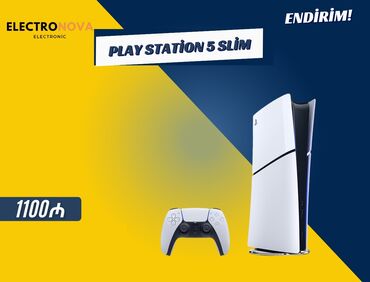 PS2 & PS1 (Sony PlayStation 2 & 1): PlayStation 5 Slim ✔ Ultra sürətli və güclü oyun konsolu ✔ Yeni nəsil