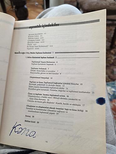 Tədris ədəbiyyatı: Məhsul: “Sosyoloji” – Gözdən keçirilmiş 2-ci bASKI (Siyasal Kitabevi) — 4