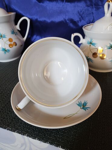 Ostali antikviteti: Komplet za kafu,caj USSR porcelan 1960g +. Sovjetski stari — 9