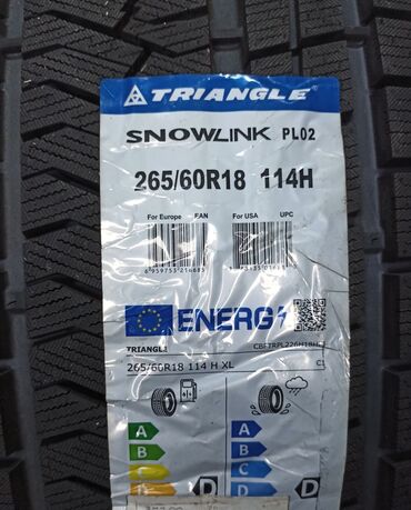 продажа дисков бишкек: Шиналар 265 / 60 / R 18, Кыш, Жаңы, Комплект, Жол тандабастар (АТ/МТ), Кытай, Triangle