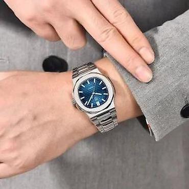 Ručni satovi: PAGANI DESIGN PD-1728- Plava- Patek Philippe Nautilus — 12