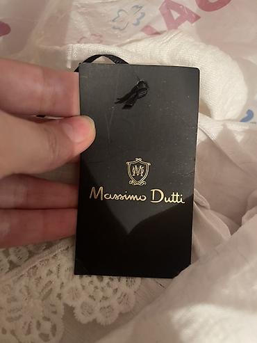 kostum: Massimo Dutti qadın iki hissəli dəst .100% pambıq — 4