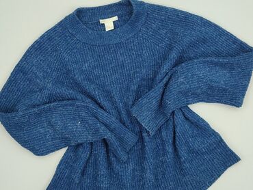 sukienka z prążkowanej dzianiny h: H&M, Women`s sweater, size L (EU 40)
