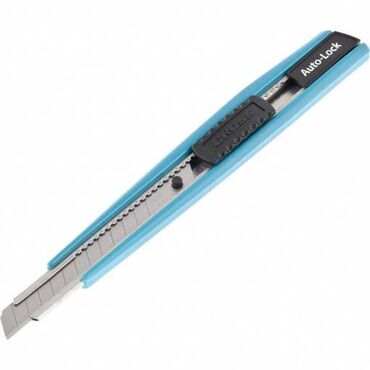 купить инструмент для кожи: Нож ремонтно-монтажный, 145 мм, корпус ABS пластик, выдвижное