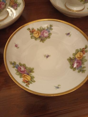 Çay dəstləri və servizlər: Çay dəsti, rəng - Ağ, Farfor, 6 nəfərlik, Almaniya — 13