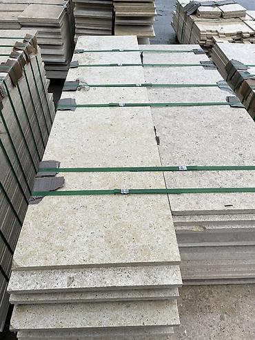 Фасадные плиты Сары-Таш (Травертин): Натуральный камень — известняк/травертин бежевых оттенков (плиты и — 10