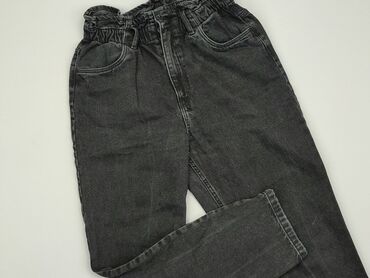 czarne spódniczka z wysokim stanem: Jeans, House, S (EU 36), condition - Very good