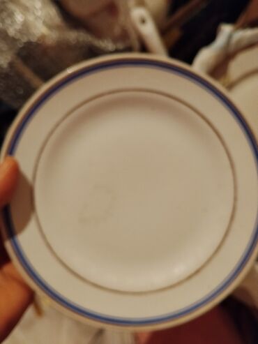 Nahar dəstləri və servizlər: Nahar dəsti, rəng - Bej, Farfor, SSRİ — 10