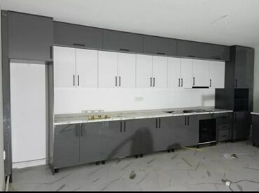 Кухонные гарнитуры: Кухонный гарнитур, Новый, цвет - Бежевый, МДФ, Самовывоз, Бесплатная доставка, Платная доставка — 2