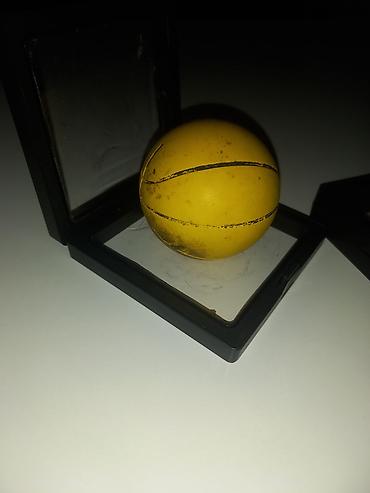 Боксерские груши: Sarı rəngli mini basketbol formalı stress topu - Material: yumşaq — 2