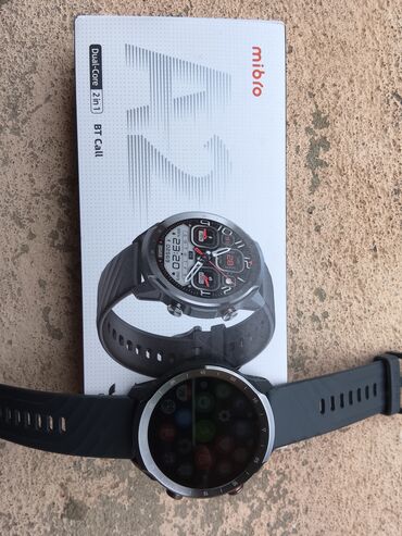 tv box android 10: Yeni, Smart saat, Mibro, Аnti-lost, rəng - Boz