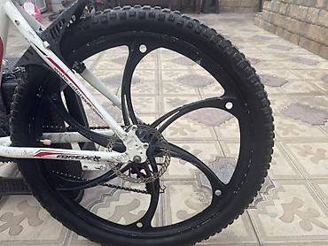 Dağ velosipedləri: Forever MTB velosiped – 26” - Çərçivə: Forever alüminium, ağ-qırmızı — 5