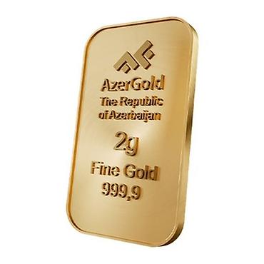 nikolay qızılı: AzerGold qızıl külçəsi – 2 qram, 999.9 (24K) saf qızıl — 1