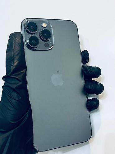 Apple iPhone: IPhone 13 Pro Max, Б/у, 512 ГБ, Графит, 77 % — 1