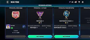 Спорт и хобби: Игровой аккаунт EA SPORTS FC Mobile (FIFA Mobile) - Общий рейтинг — 4