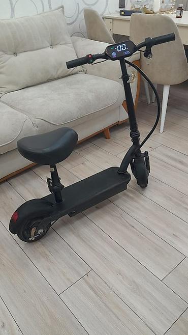 Elektrikli samokatlar: Elektrikli skuter – oturacaqlı model - Rəng: qara - Geniş dəstəklikli — 1