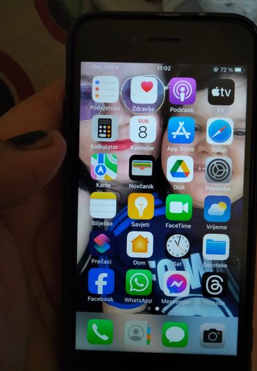 telefoni samsung: Apple iPhone iPhone 8, 64 GB, Black, Guarantee, Fingerprint, Face ID