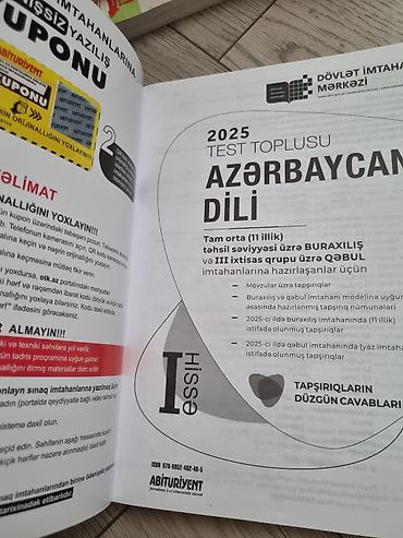 dil kursu: Azərbaycan dili Testlər 11-ci sinif, DİM, 1-ci hissə — 3