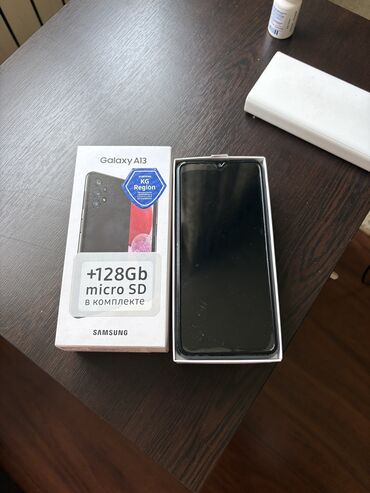 стекло для окно: Samsung Galaxy A13, Б/у, 128 ГБ, цвет - Черный