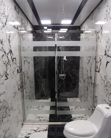 Duş kabinaları, arakəsmələr: Yeni Üstü açıq kabina, Düzbucaqlı, Pulsuz çatdırılma — 13