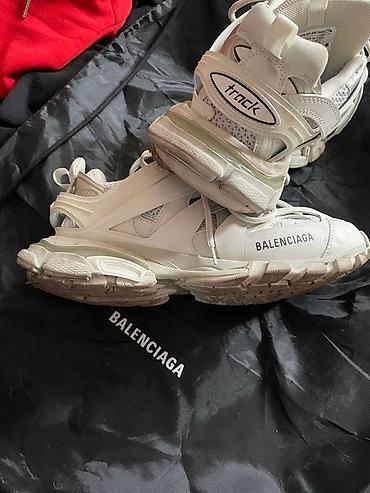 трековая обувь: Кроссовки Balenciaga Track, цвет белый. - Размер: 41 (указан на — 3