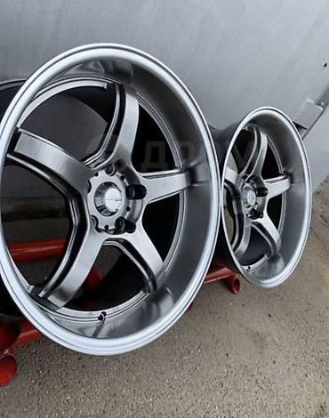 Диски: Литые Диски R 18 Work, Комплект, отверстий - 5, Б/у — 1