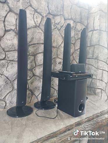 Musiqi mərkəzləri: LG ev kinoteatrı 5.1 kanal Komplekt: - 4 ədəd hündür “tower” ön/arxa — 5
